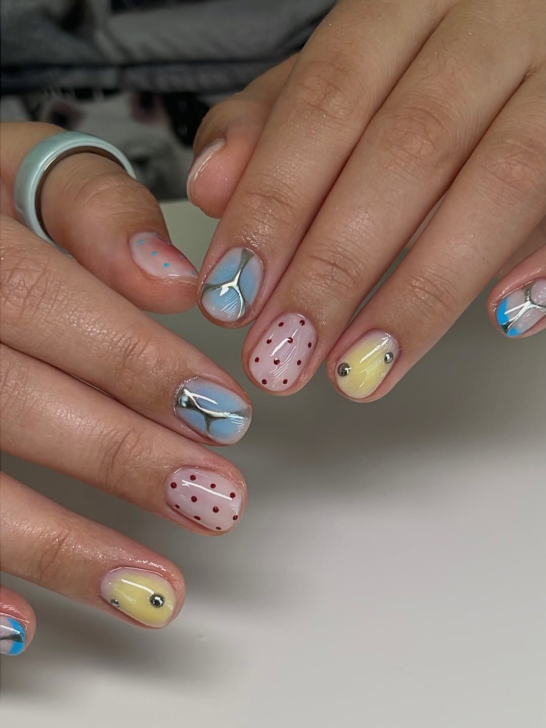 A Mix of Playful Short Nail Designs A Mix of Playful Short Nail Designs — Simple Short Nails 2027
