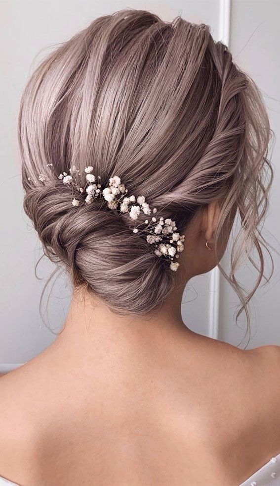 Ash Blonde Twisted Low Updo Ash Blonde Twisted Low Updo — Side Bun Hairstyles 2027