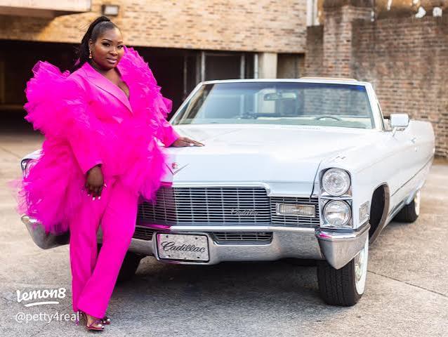 Bold Hot Pink Suit with Voluminous Ruffles for a Birthday Photoshoot — 40th Birthday Outfits 2027