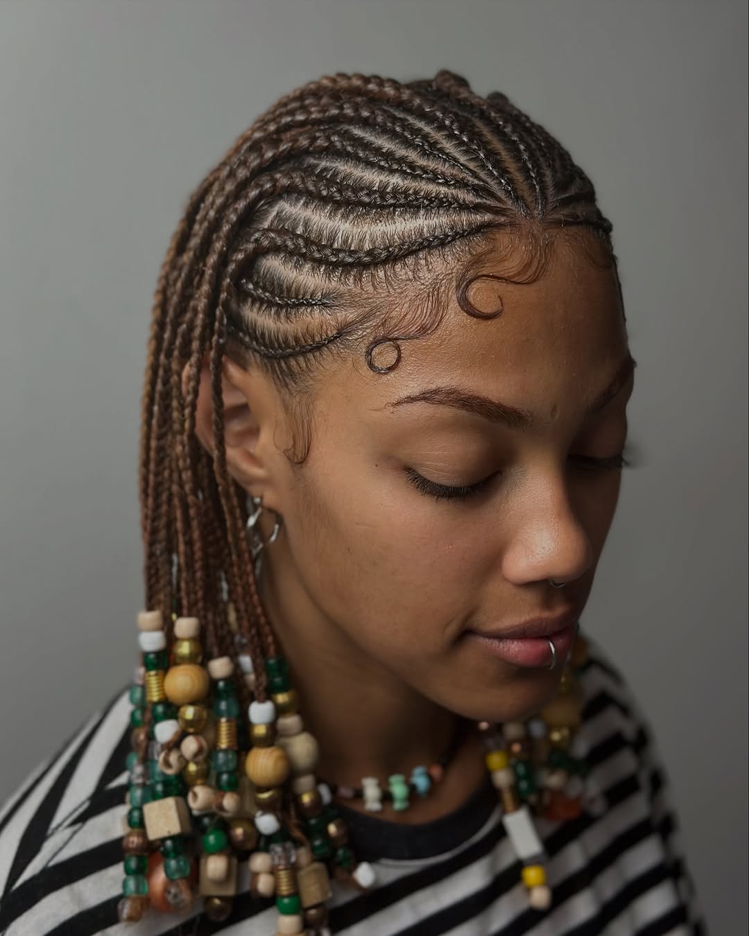 Cornrows With Colorful Beads Cornrows With Colorful Beads — Sweet 16 Hairstyles 2027
