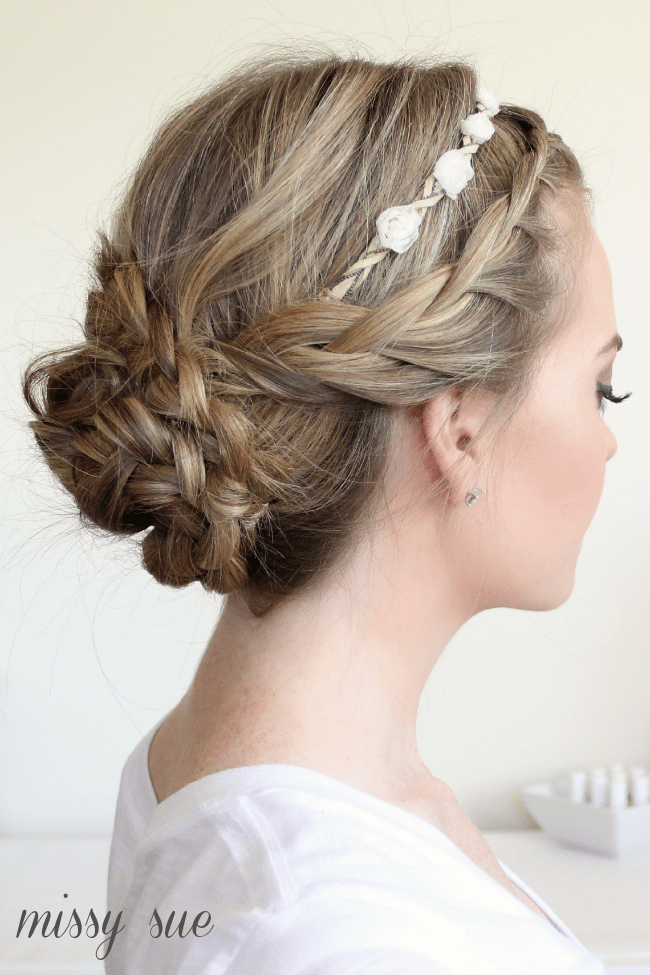 No Bangs Visual Idea — Crown Braid 2027