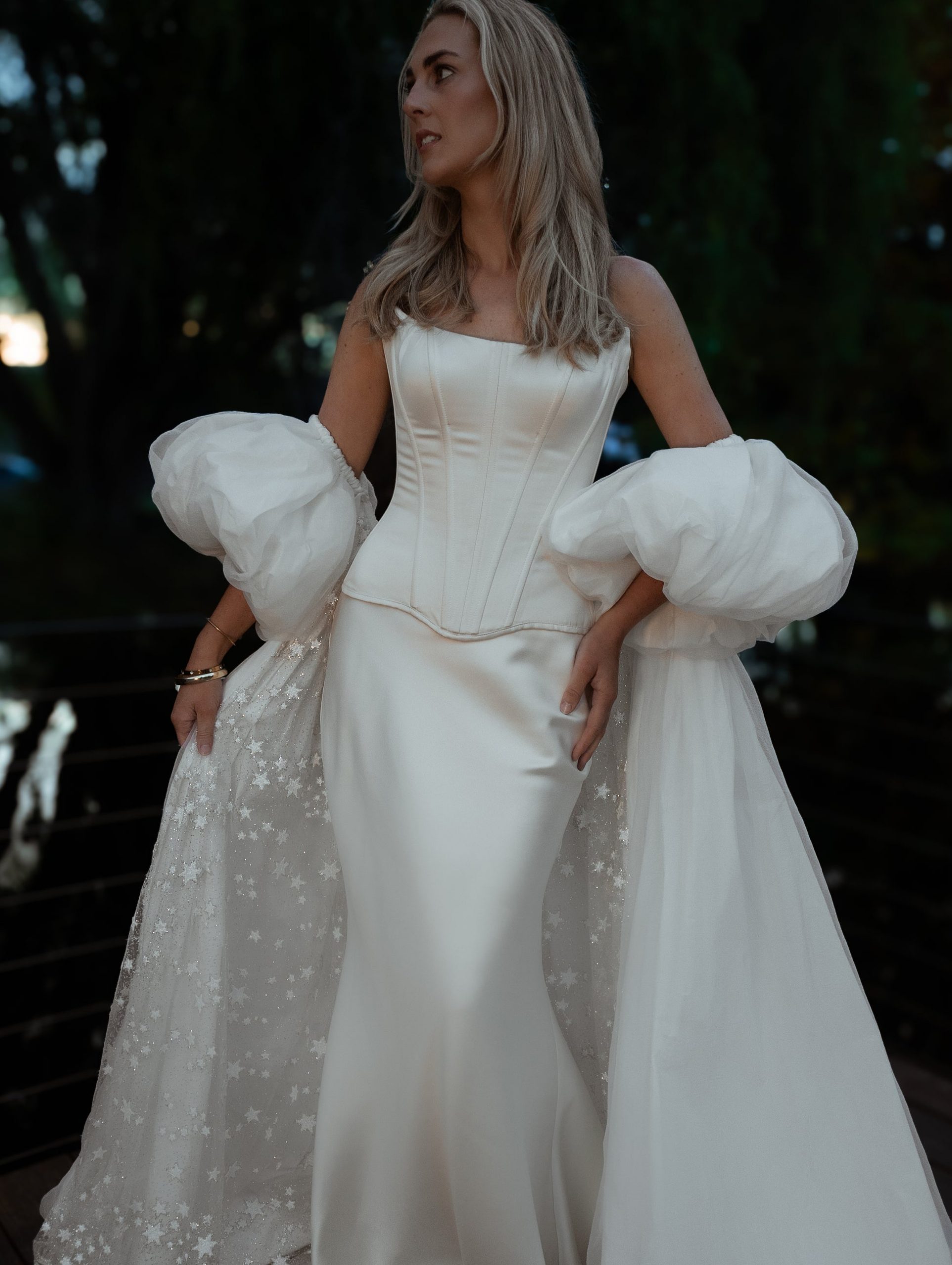 Statement Sleeves: Oversized Puff Sleeves on a Corset Gown — Wedding Dress Trends 2027