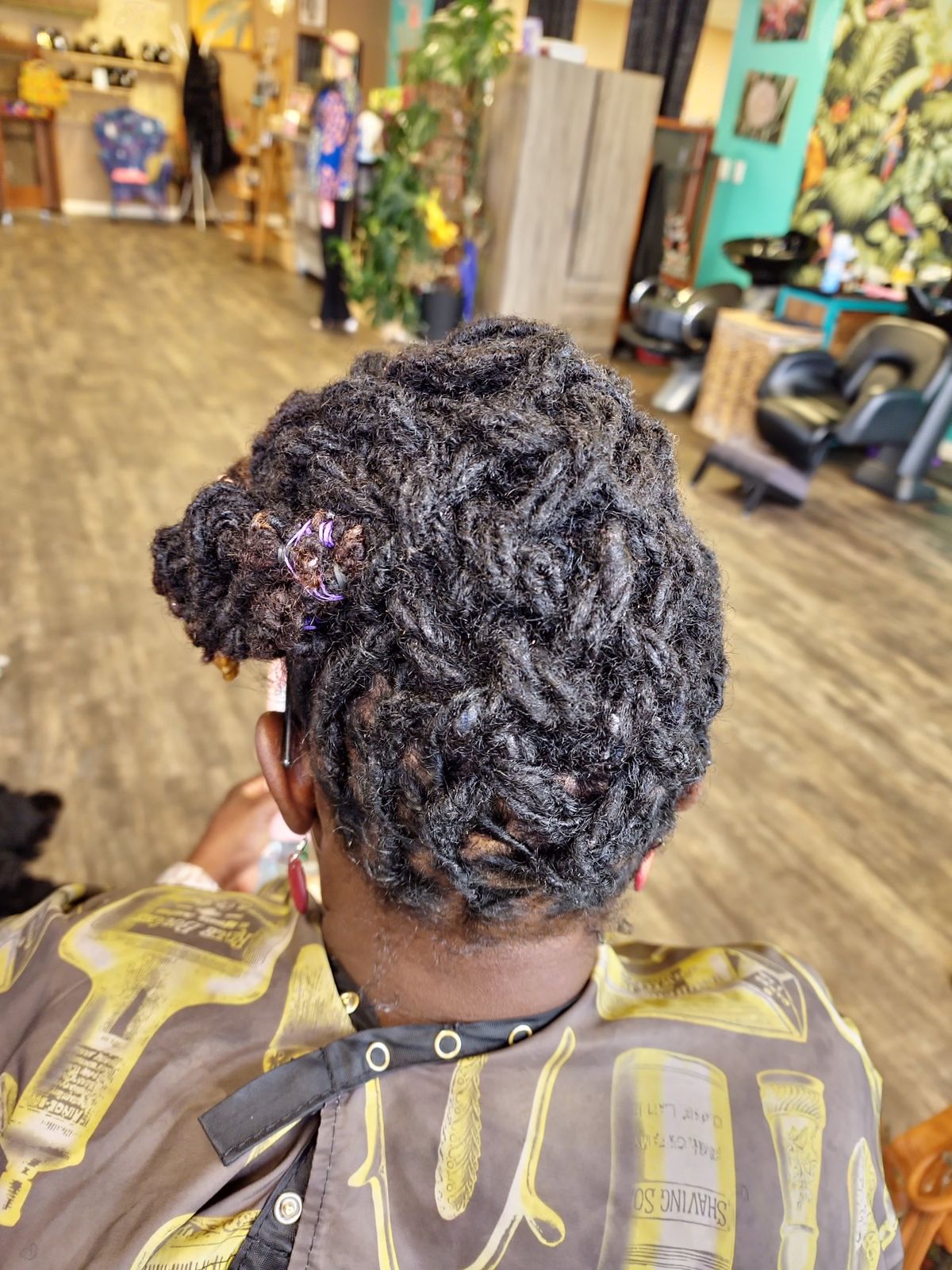 Visual Idea — The Hair Is Parted In A Grid Pattern Visual Idea — The Hair Is Parted In A Grid Pattern — Retwist Locs 2027