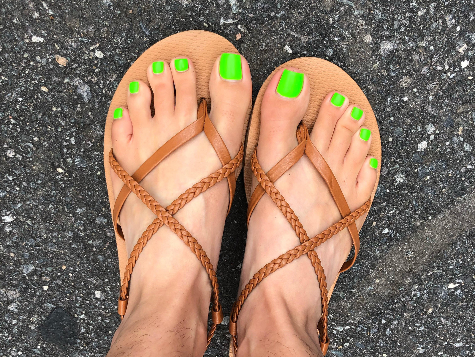 Bright Green Cracked Earth Close-up Bright Green Cracked Earth Close-up — Green Toe Nails 2027