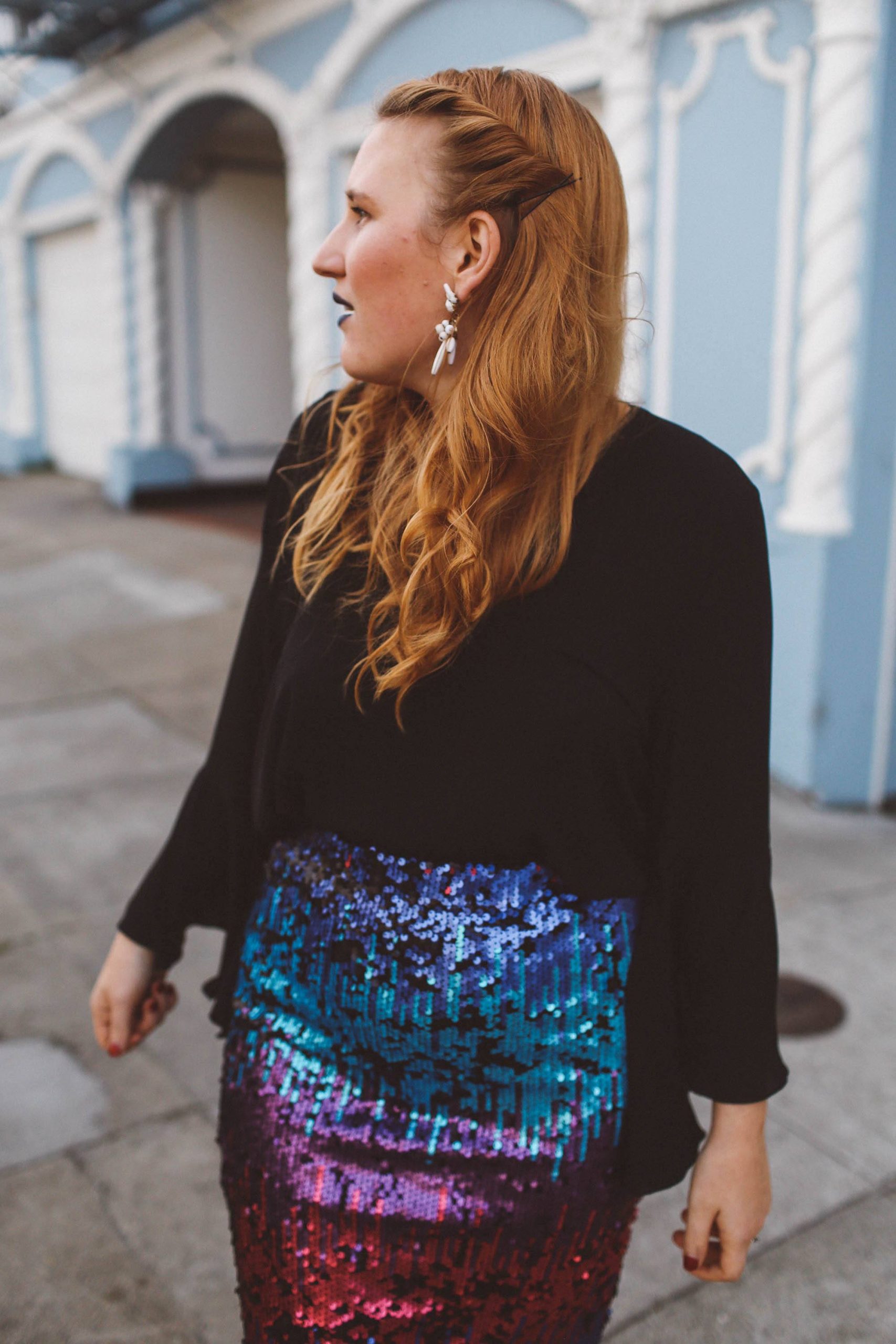 Iridescent Sequin Pencil Skirt for a Mesmerizing NYE Iridescent Sequin Pencil Skirt for a Mesmerizing NYE — Sequin New Years Eve Outfits 2027