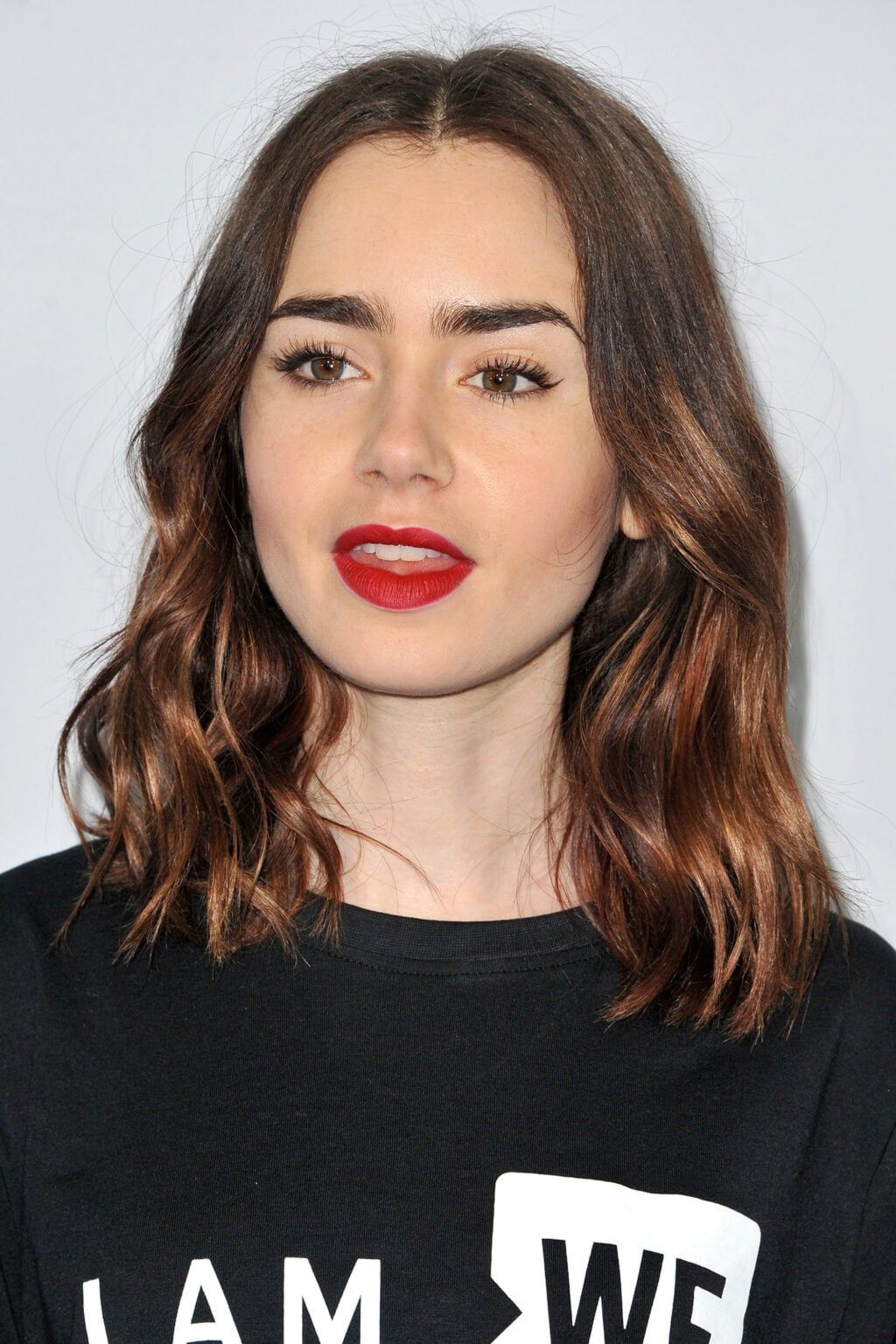 Medium Brown Lob with Subtle Auburn Highlights — Low Maintenance Haircuts 2027