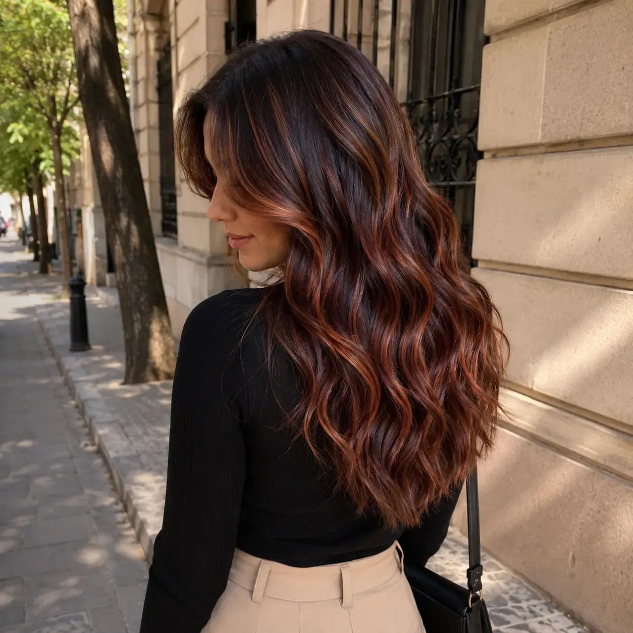 Visual Idea — Balayage on Dark Brown Hair 2027