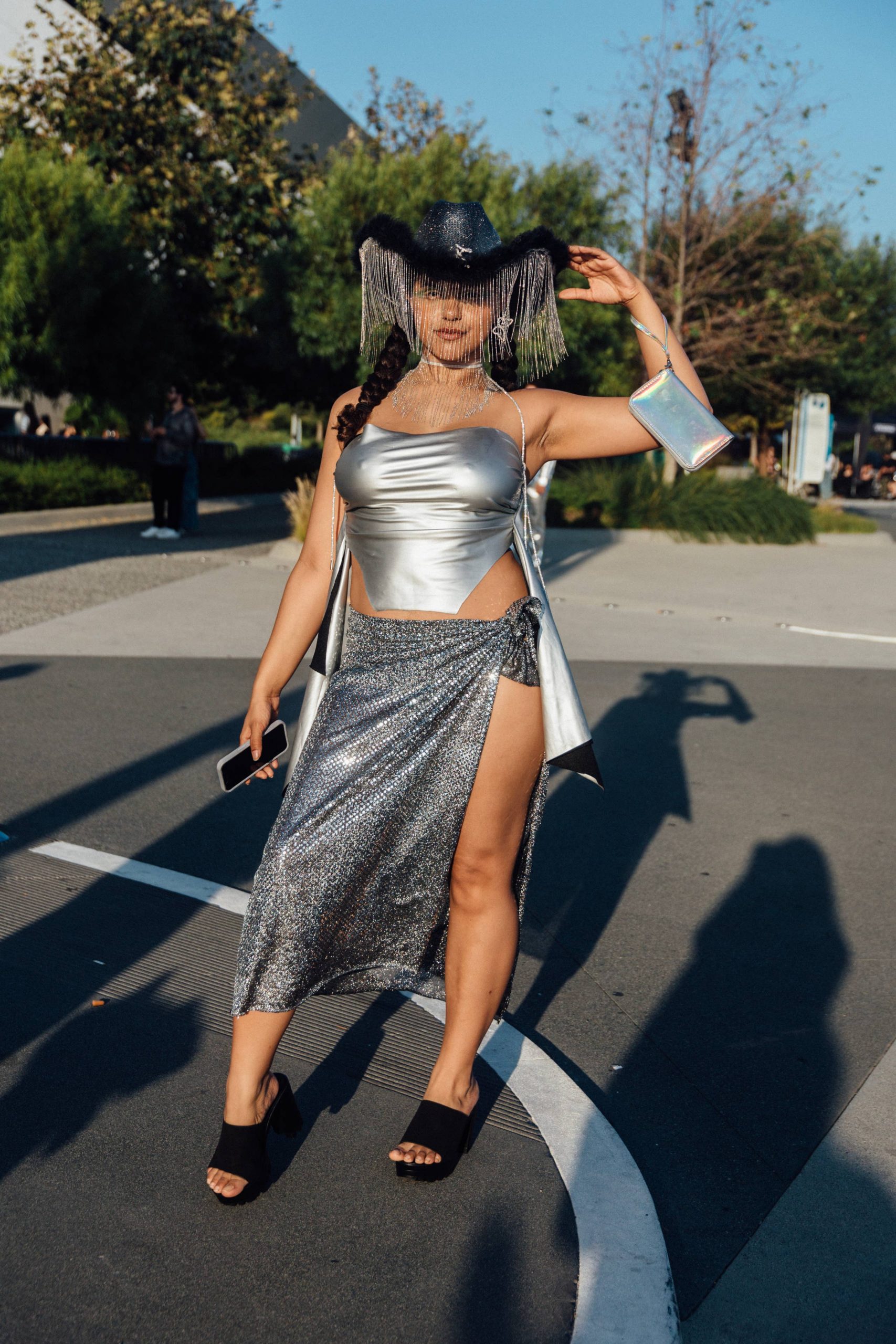 Maximalist Silver Festival Ensemble — Silver Outfits 2027