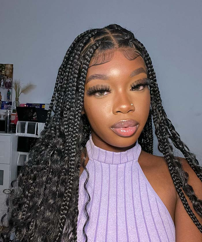 Shoulder Visual Idea Shoulder Visual Idea — Layered Knotless Braids 2027