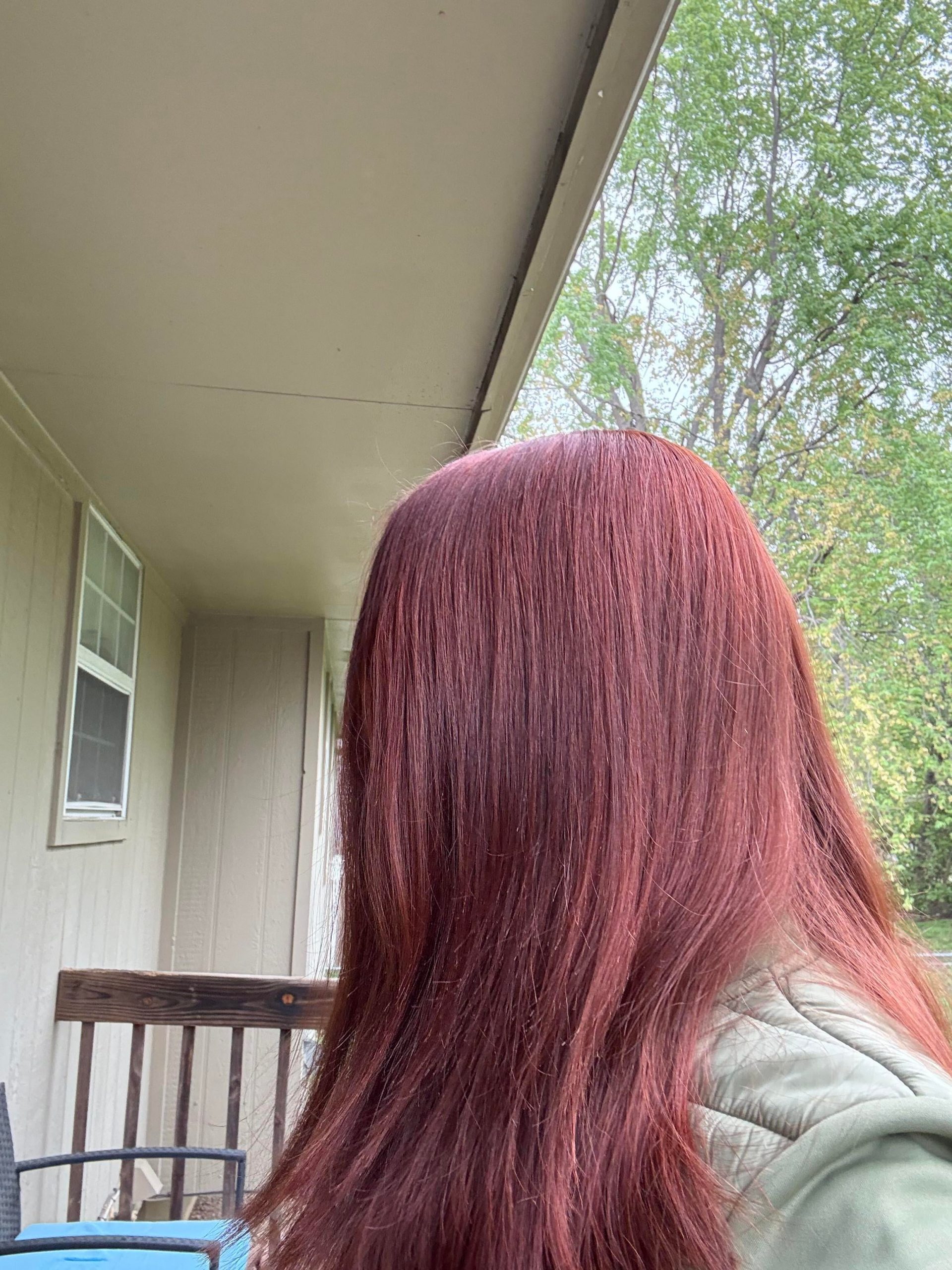 Long Layers Straight Dark Auburn Back View Long Layers Straight Dark Auburn Back View — Dark Auburn Hair 2027