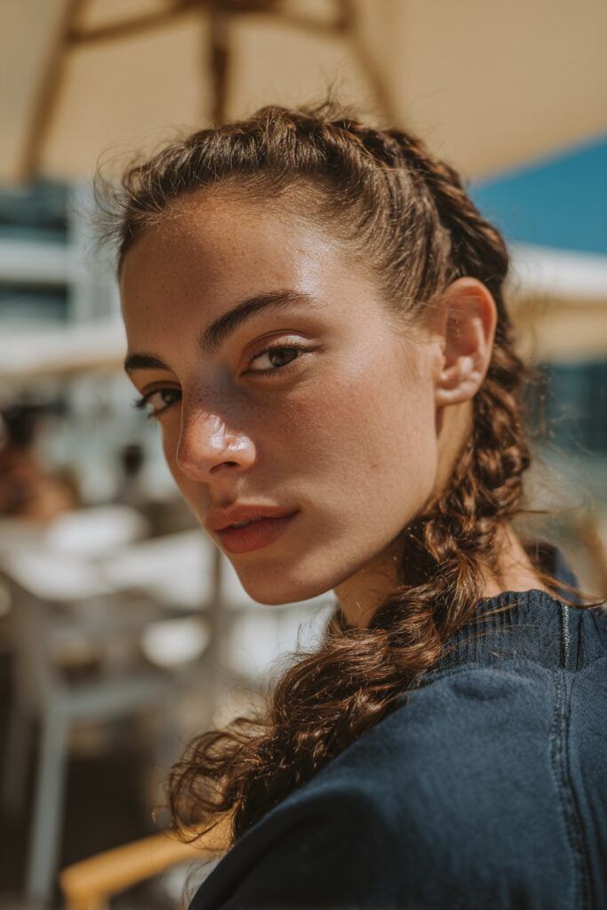 Reddish Brown Visual Idea Reddish Brown Visual Idea — Swim Braided Hairstyles 2027
