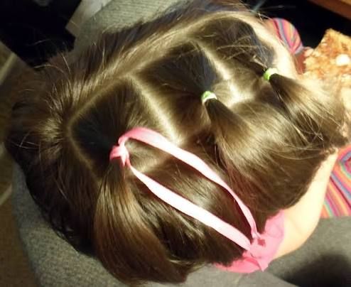 Back View Visual Idea — Ribbons Little Girl Hairstyles 2027