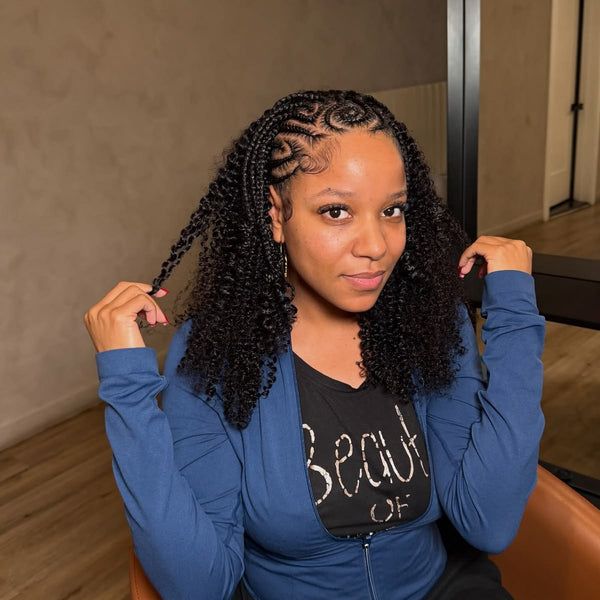 Black Base With Blonde Highlights Visual Idea Black Base With Blonde Highlights Visual Idea — Half Up Half Down Hairstyles 2027 with Weave