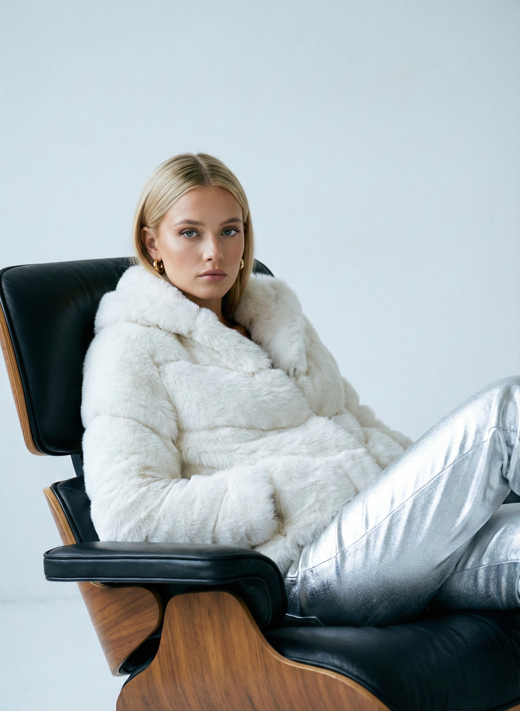 Off-White Fitted Wrap Jacket and Wide-Leg Culottes Off-White Fitted Wrap Jacket and Wide-Leg Culottes — Glamoratti Outfits 2027