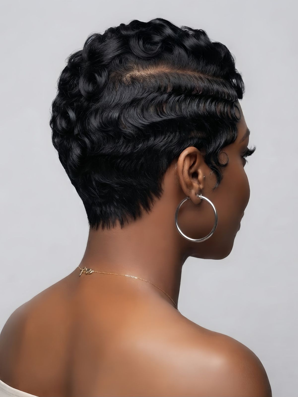 Dense Black Pixie Wave Formation Dense Black Pixie Wave Formation — Finger Waves 2027