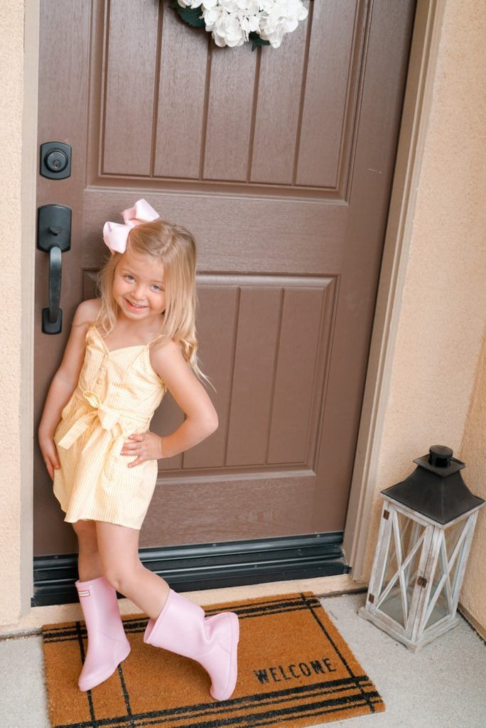 Pink Rain Boots Outfit Idea Pink Rain Boots Outfit Idea — Toddler Girl Outfits 2027