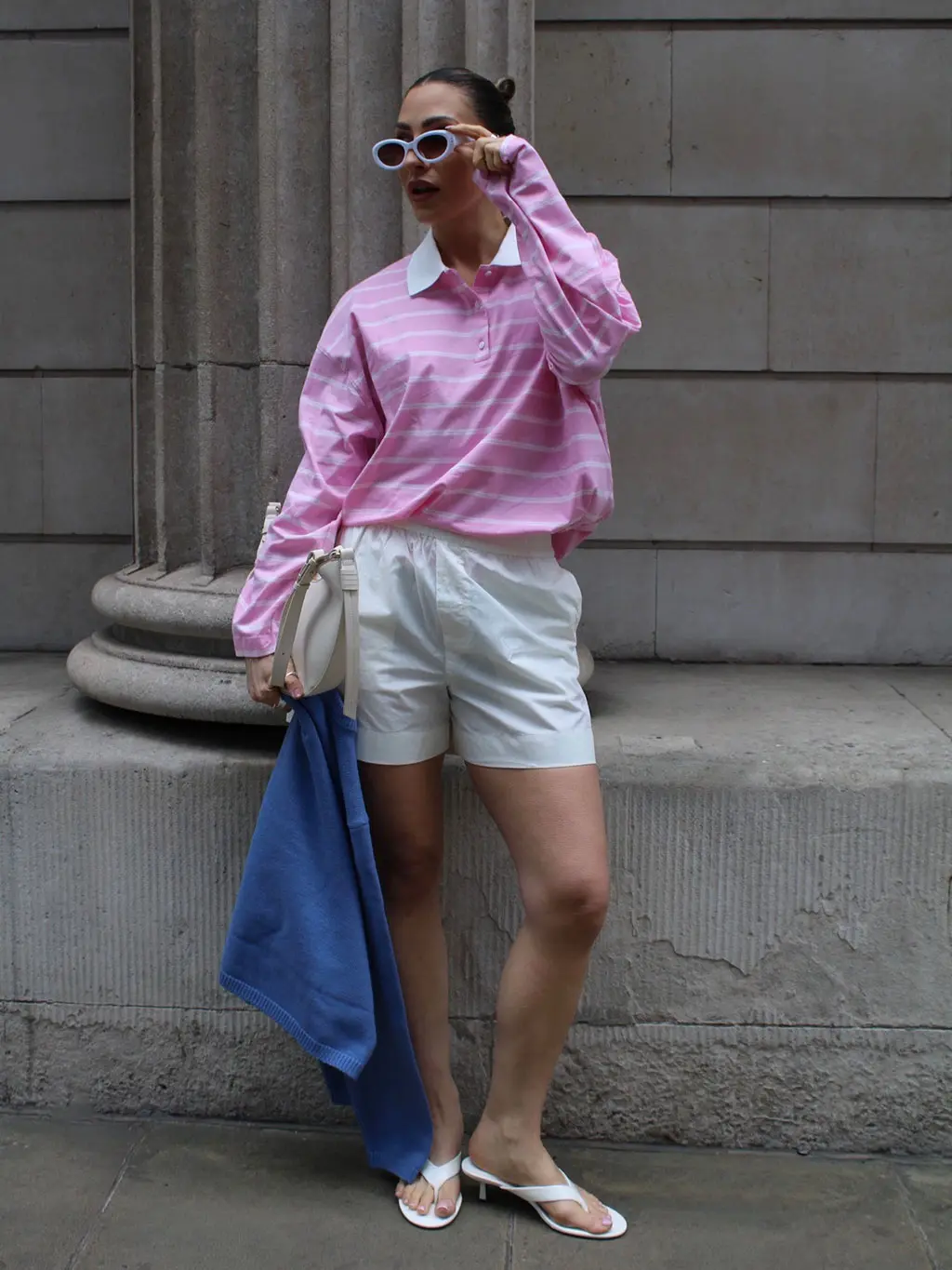 Striped Polo and White Shorts: Effortless Spring Casual Striped Polo and White Shorts: Effortless Spring Casual — Preppy Spring Outfits 2027