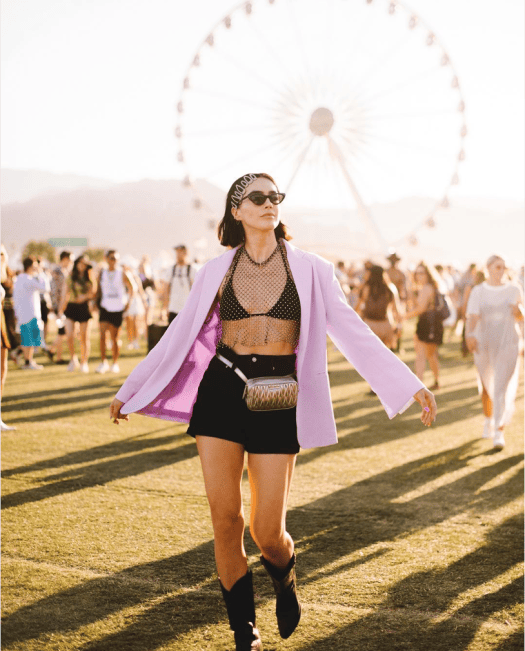 Oversized Lavender Blazer for Festival Chic Oversized Lavender Blazer for Festival Chic — Coachella Outfits 2027