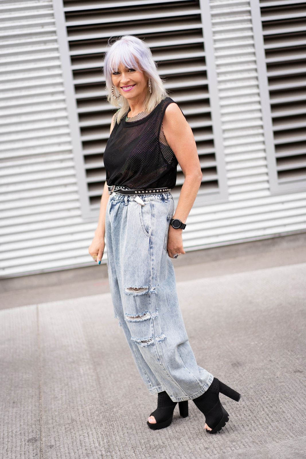 Edgy Night Out with Embellished Top — Mom Jeans 2027