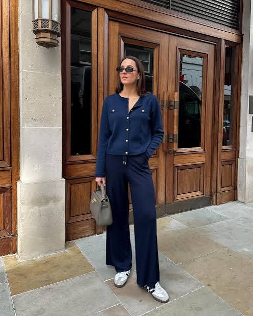 Monochromatic Knit Set for Effortless Museum Style Monochromatic Knit Set for Effortless Museum Style — Museum Outfits 2027