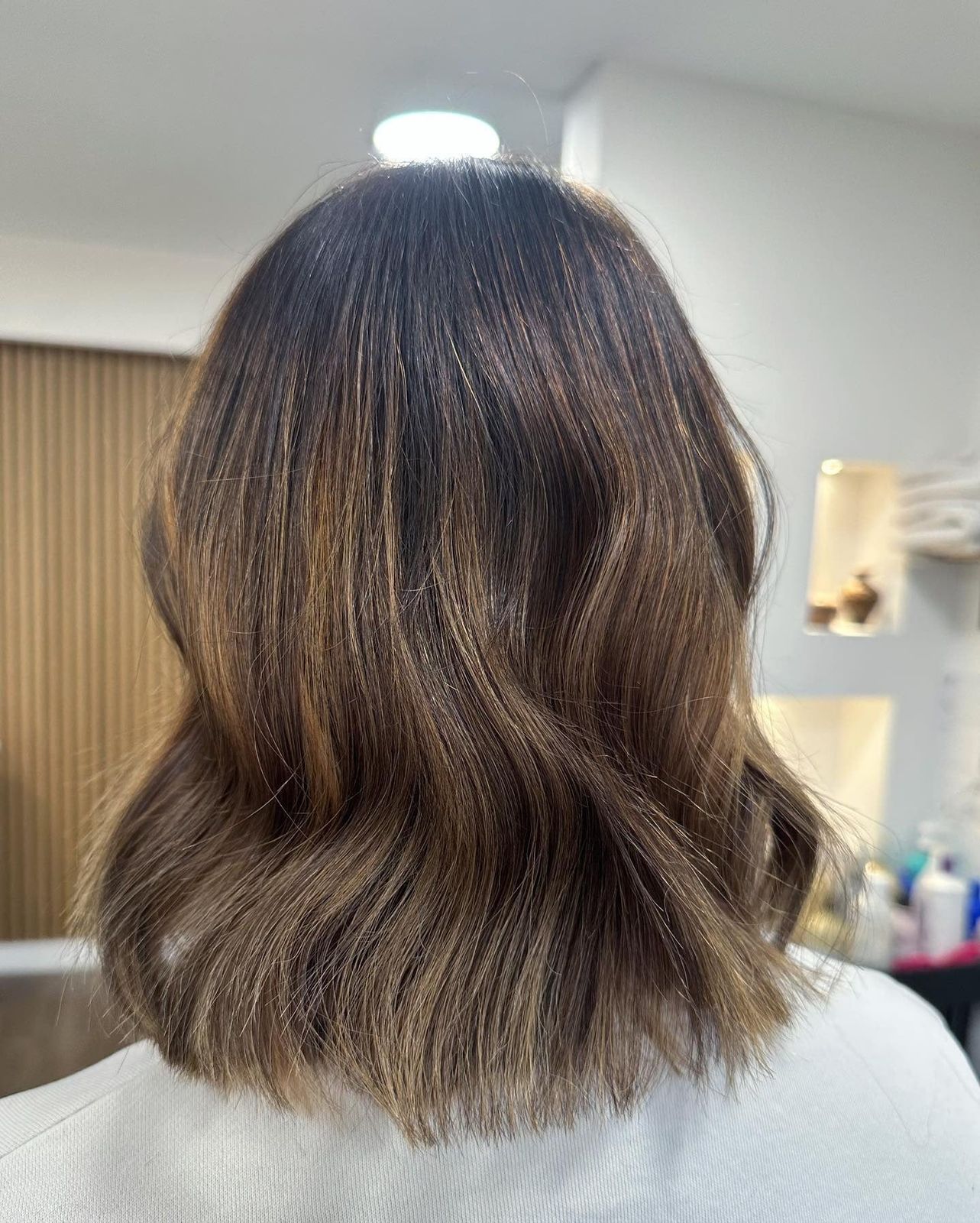 Dark Brown With Subtle Caramel Balayage Visual Idea — Balayage on Dark Brown Hair 2027