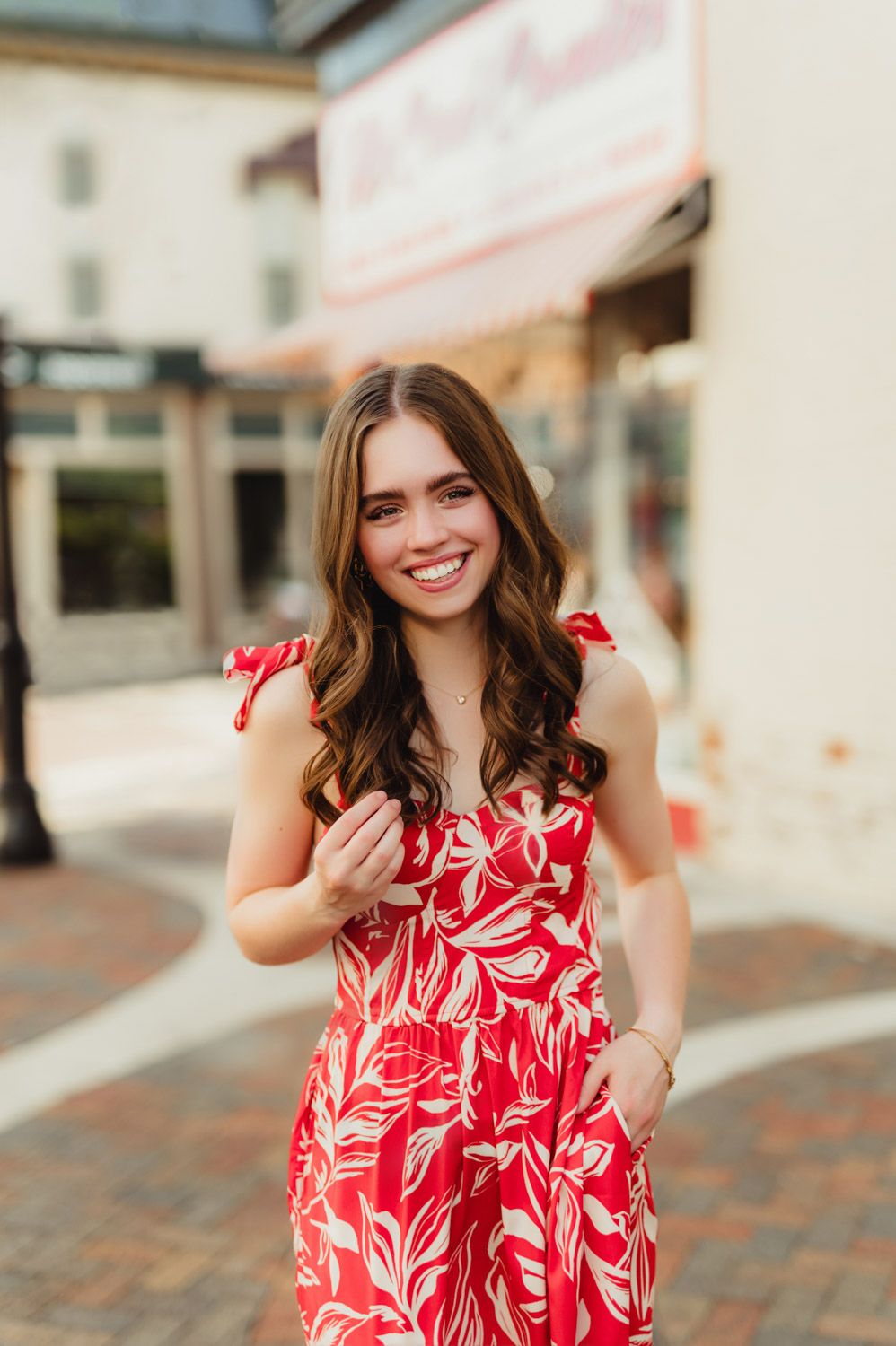 Summer Florals: Sundress with Tie Straps Summer Florals: Sundress with Tie Straps — Senior Photo Outfits 2027