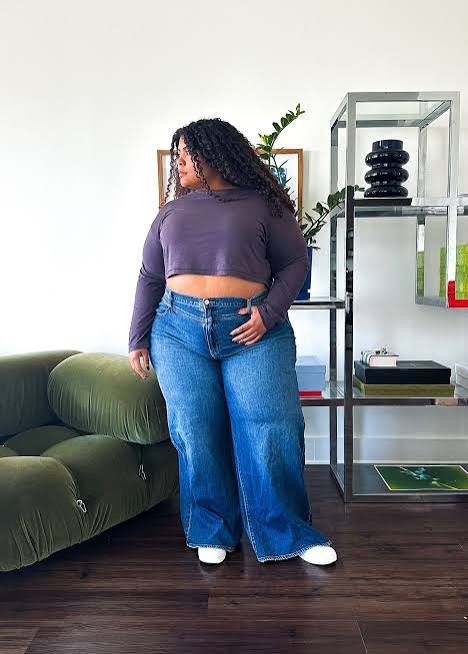 Vibrant Purple Crop Top Meets Relaxed Wide-Leg Denim Vibrant Purple Crop Top Meets Relaxed Wide-Leg Denim — Casual Outfits 2027