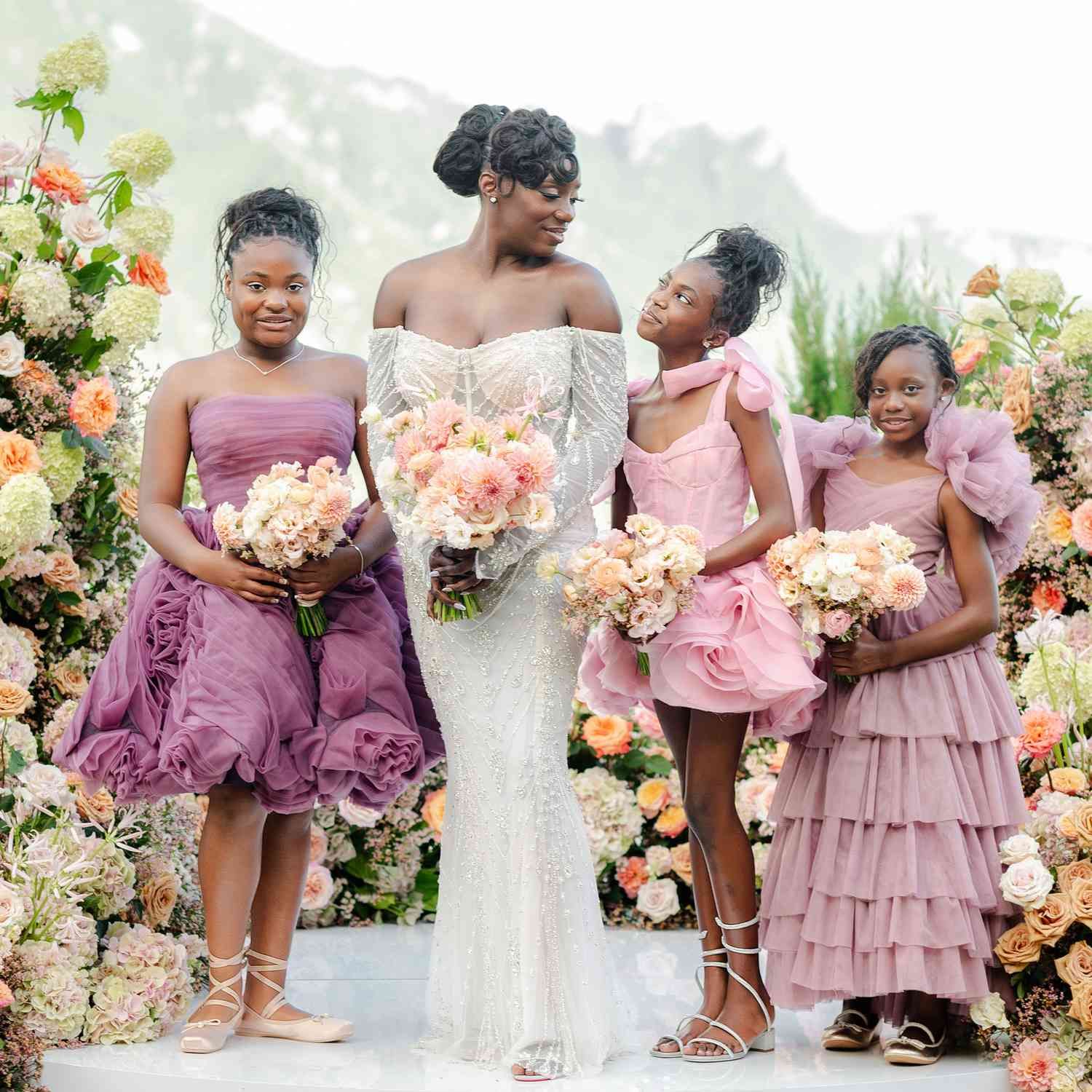 A Spectrum of Tulle and Beading for a Bridal Party A Spectrum of Tulle and Beading for a Bridal Party — Junior Bridesmaid Dress 2027
