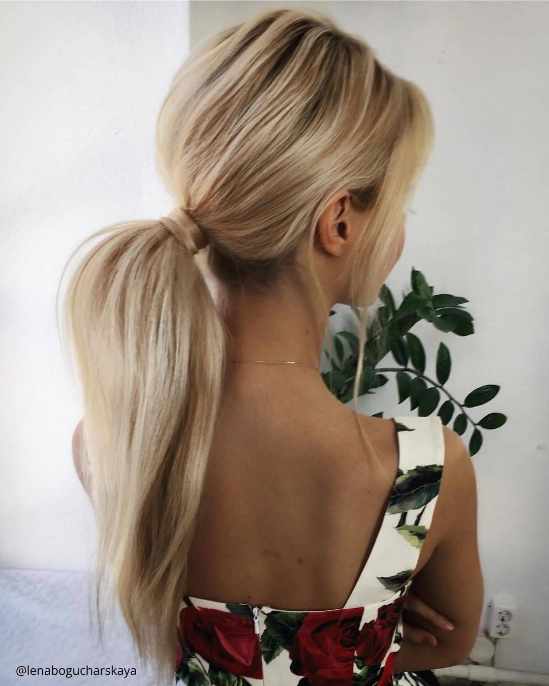 Ash Blonde With Highlights Visual Idea — Ponytail Hairstyles 2027 for Thin Hair