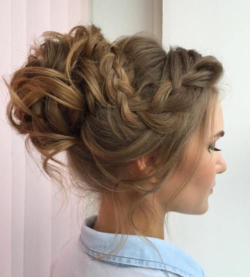 Updo Visual Idea — Graduation Hairstyles 2027 for Medium Hair