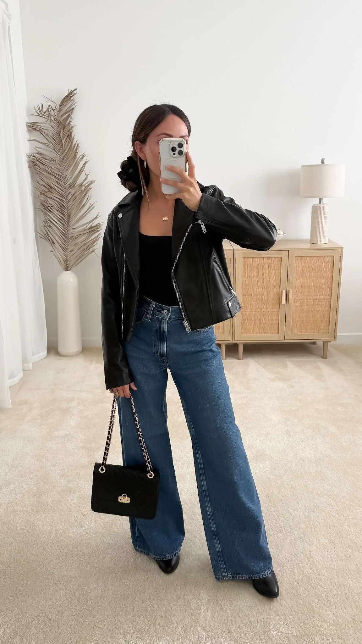 Colorblock Cardigan and Wide-Leg Pants Colorblock Cardigan and Wide-Leg Pants — Brewery Outfits 2027
