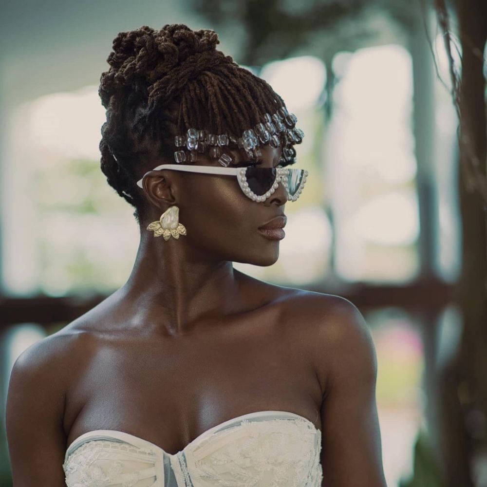 Artistic Black Loc Updo With Headband Artistic Black Loc Updo With Headband — Loc Styles 2027 for Black Women