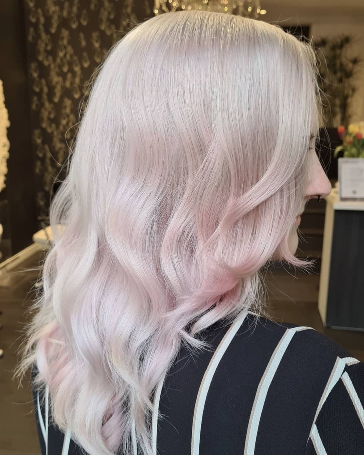 Light Pink Visual Idea Light Pink Visual Idea — Blonde 2027 with Pink Hair