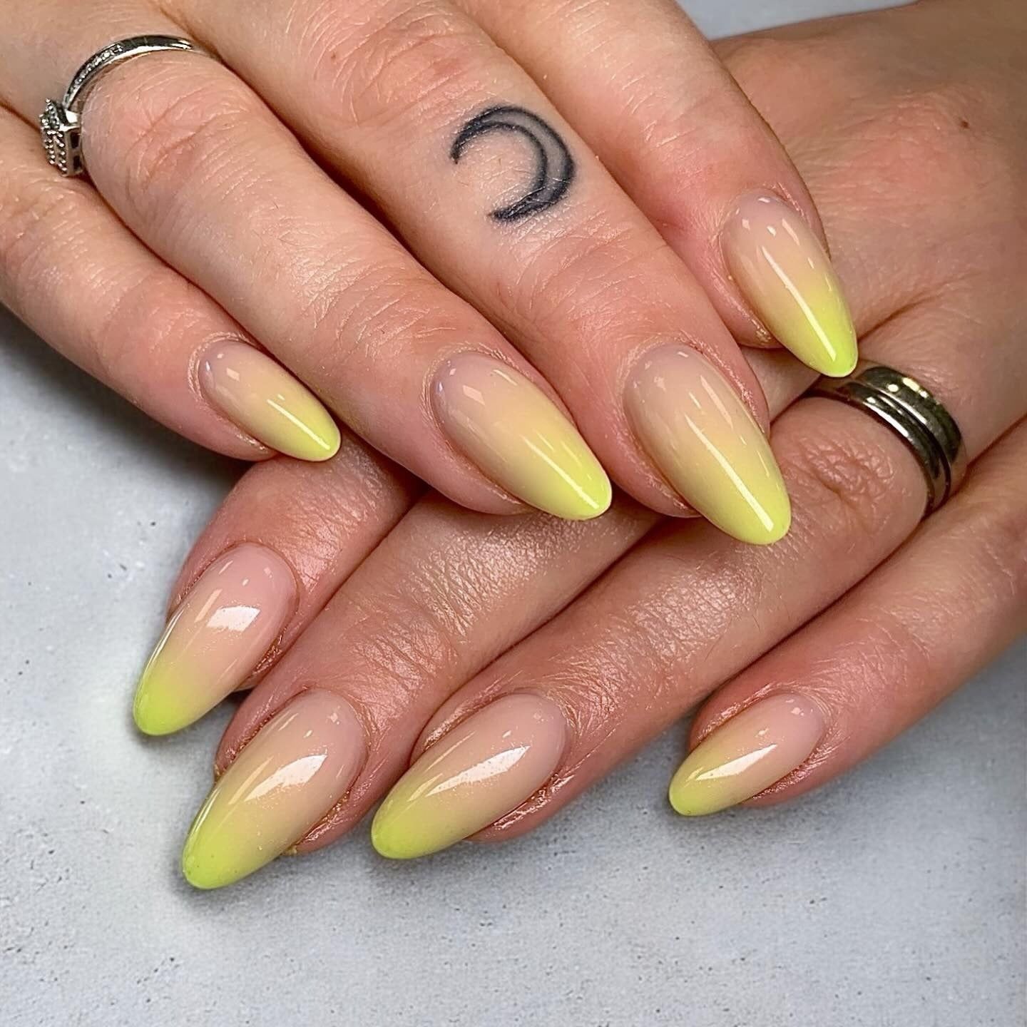 None Visual Idea None Visual Idea — Neon Ombre Nails 2027