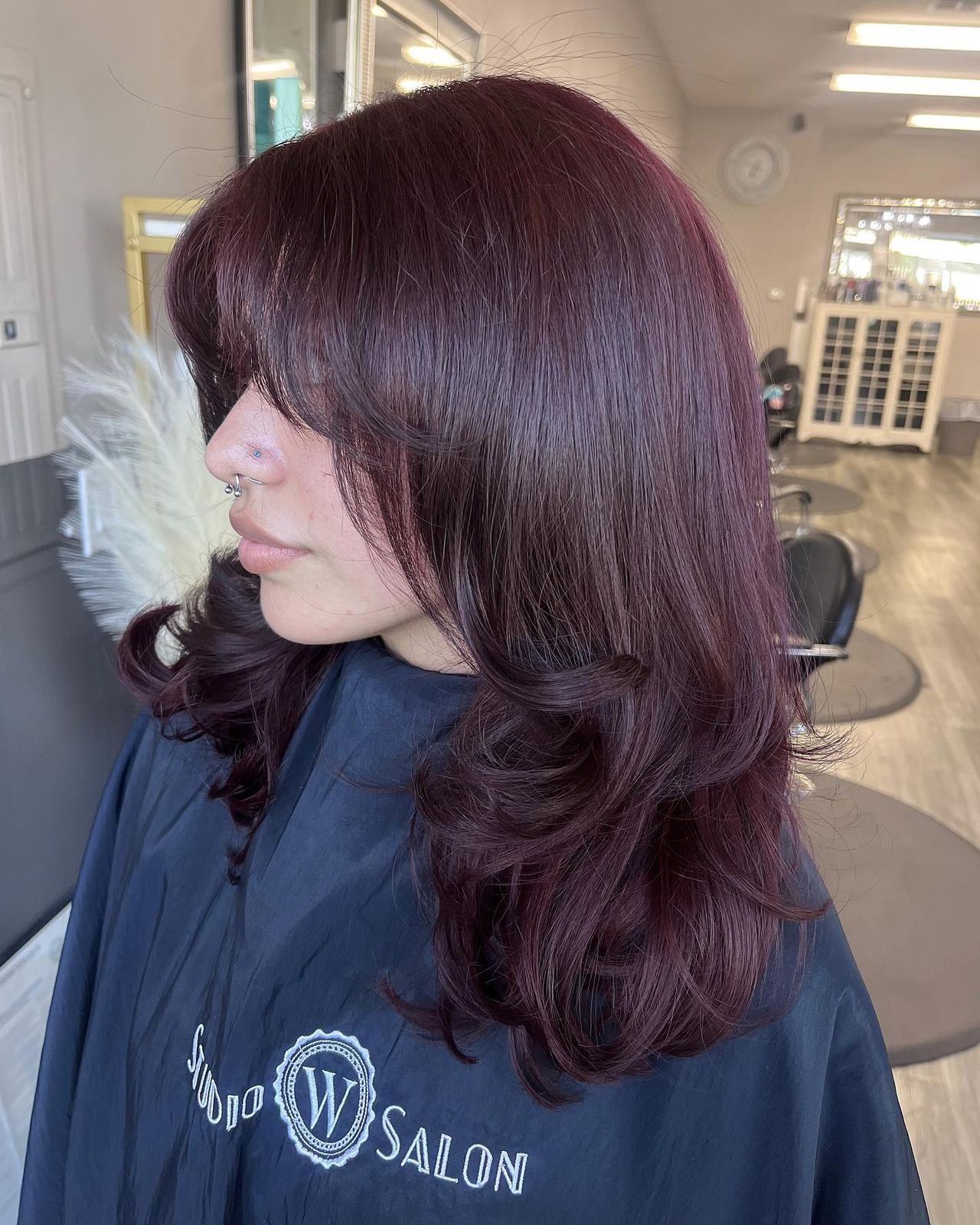 Deep Plum Visual Idea — Subtle Butterfly Cut 2027