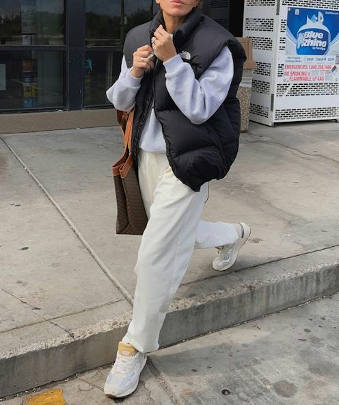 Puffer Vest Over Sweatshirt: Layered Comfort for Errands Puffer Vest Over Sweatshirt: Layered Comfort for Errands — Errands Outfits 2027