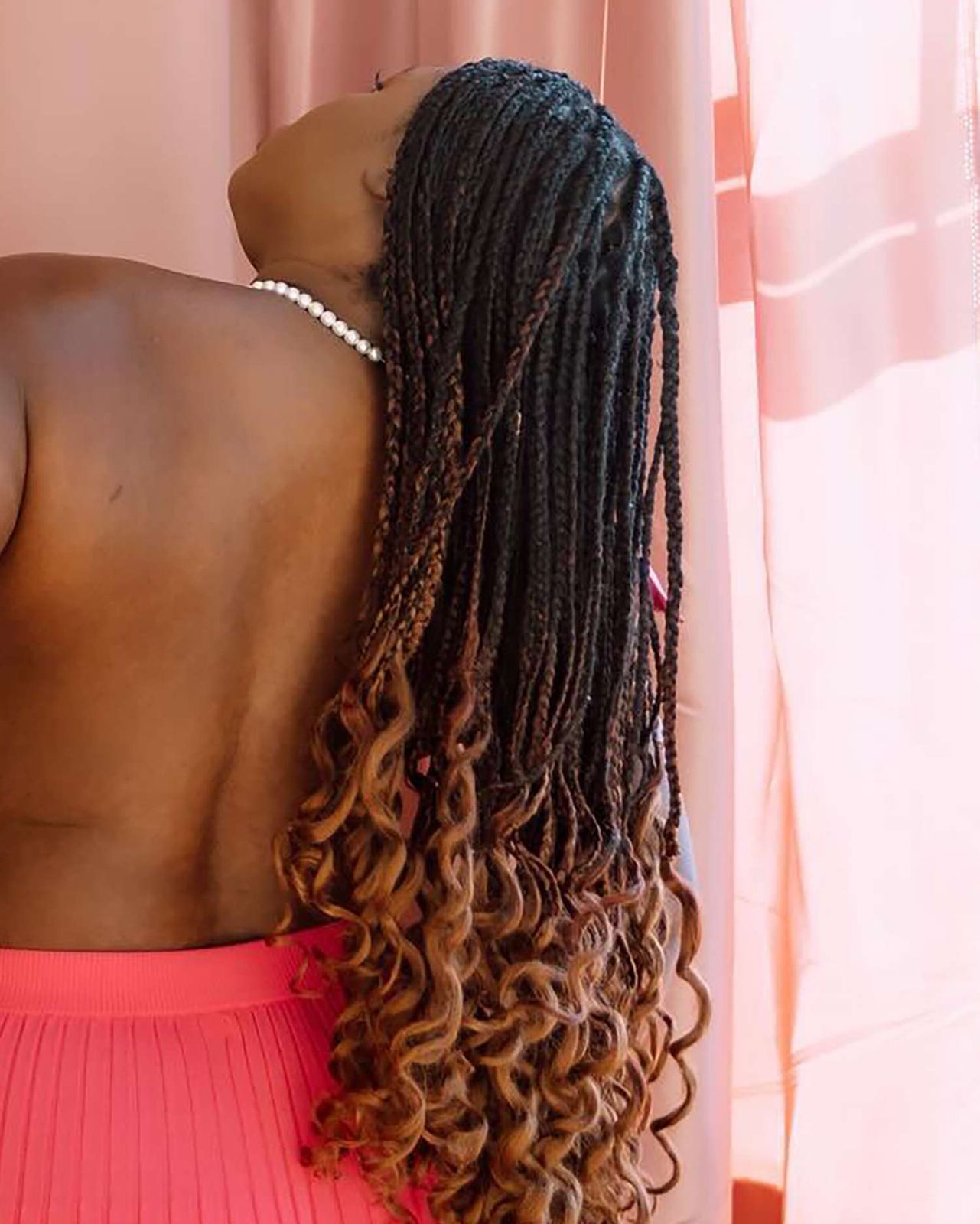 Ombre Braids with Curly Ends Ombre Braids with Curly Ends — Bora Bora Braids 2027