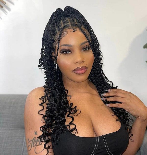 Front View Visual Idea — Long Knotless Braids 2027