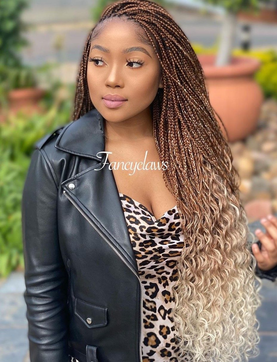 Dark Brown Base With Blonde Ombre Ends Visual Idea Dark Brown Base With Blonde Ombre Ends Visual Idea — Braided Hairstyles 2027 with Curls