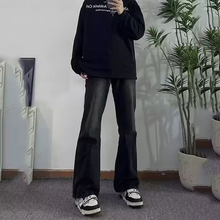 Black Bootcut Jeans with Oversized Sweatshirt and Sneakers — Black Bootcut Jeans Outfits 2027