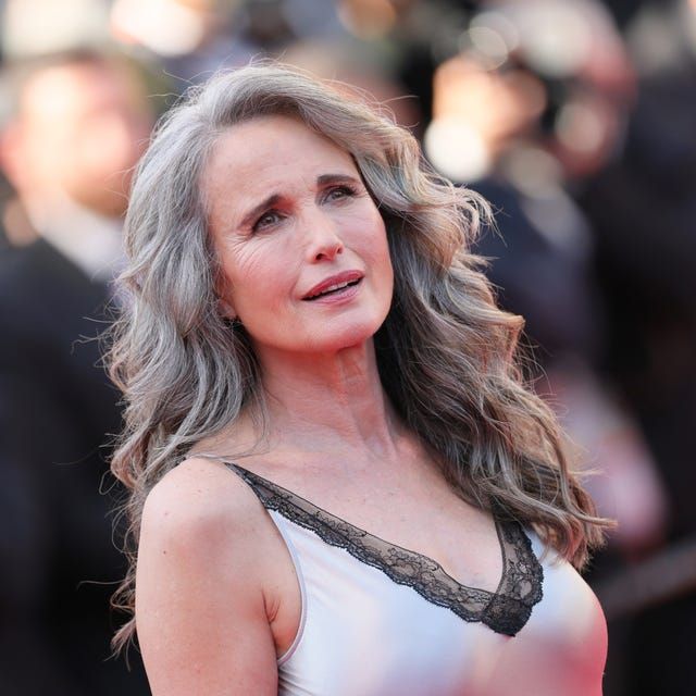 Mid-Back Layers With Side Part — Transitioning to Gray Hair 2027