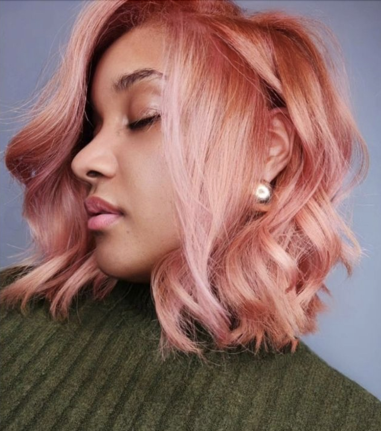 Soft Rose Pink Wavy Bob Soft Rose Pink Wavy Bob — Pink Bob 2027