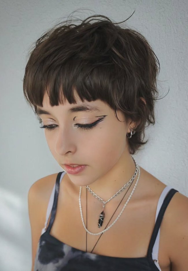Textured Espresso Shag With Micro Fringe Textured Espresso Shag With Micro Fringe — Short Shag 2027