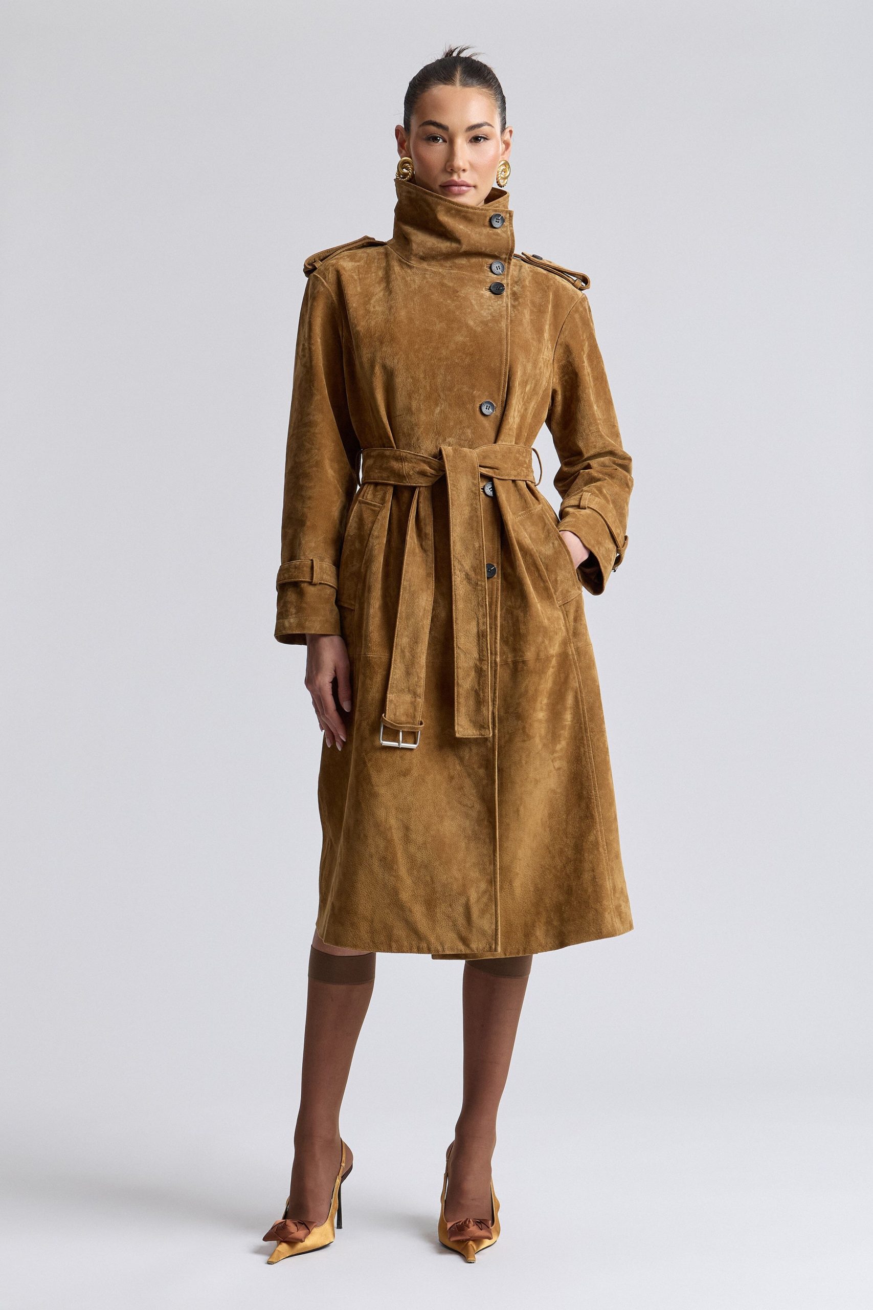 Luxurious Suede: A Statement Trench Coat Luxurious Suede: A Statement Trench Coat — Trench Coats 2027