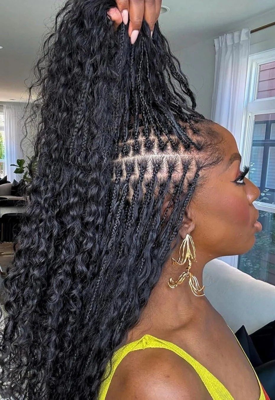 Black Braids With Blonde Highlights Black Braids With Blonde Highlights — Boho Knotless Braids 2027