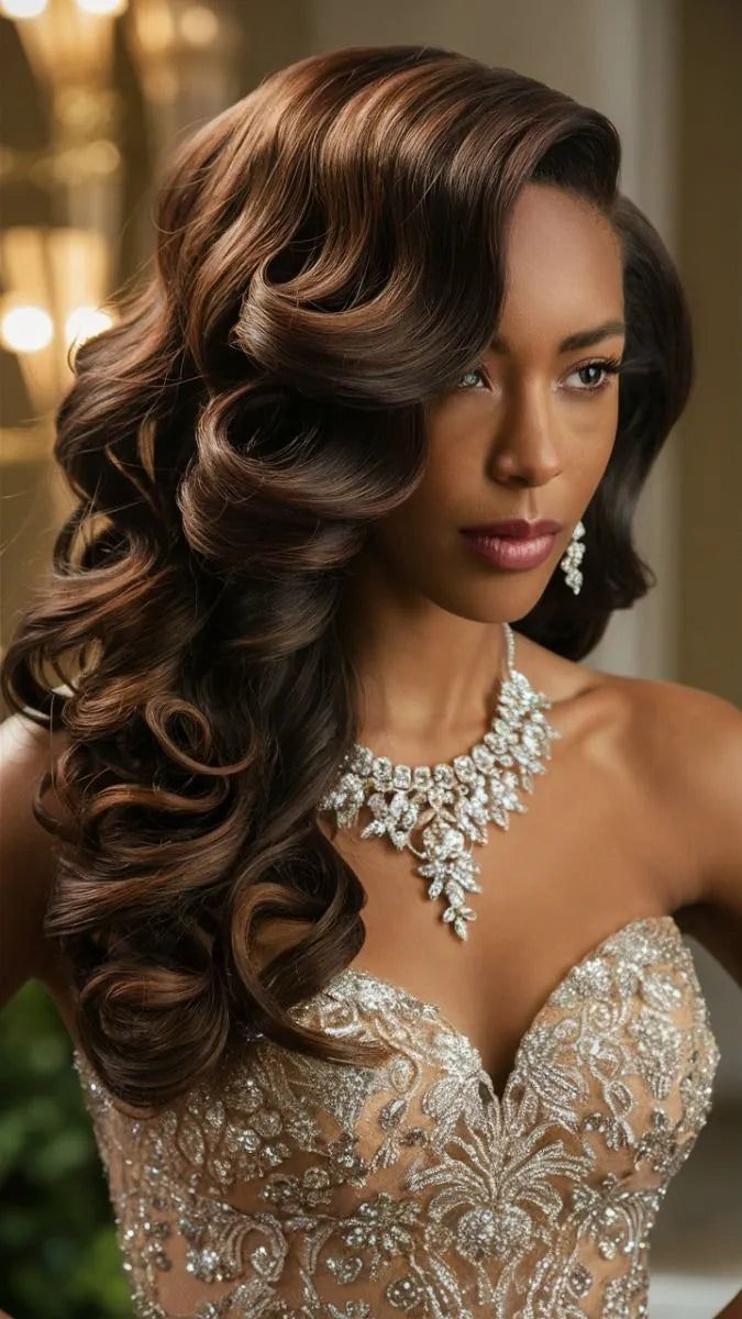 Dark Brown With Subtle Auburn Highlights Visual Idea Dark Brown With Subtle Auburn Highlights Visual Idea — Loose Wedding Hairstyles 2027