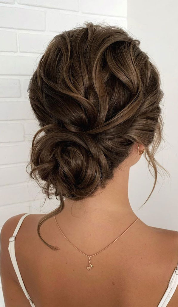 Loose Updo With Caramel Highlights Loose Updo With Caramel Highlights — Sweet 16 Hairstyles 2027