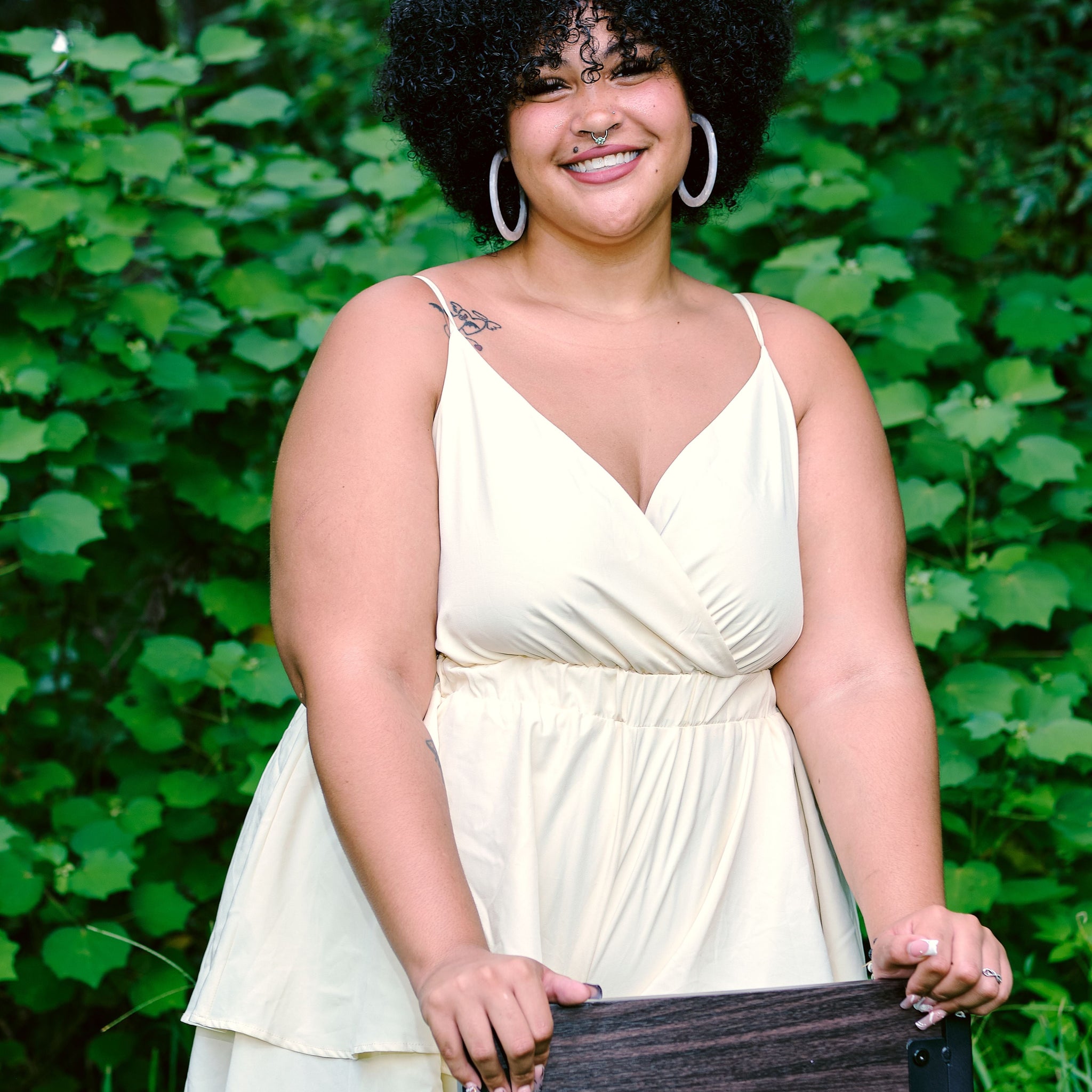 Pale Yellow Tiered Cami Dress for Summer — Curvy Outfits 2027