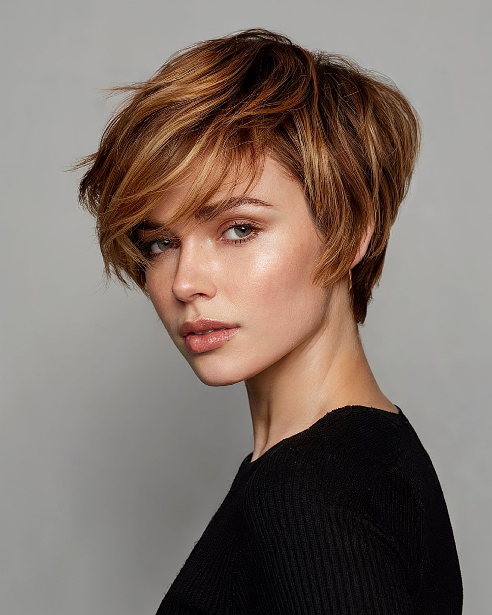 Ear Length At Sides Longer On Top Visual Idea Ear Length At Sides Longer On Top Visual Idea — Hairstyles 2027 for Heart Face