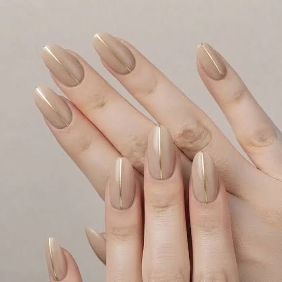 Neutral Beige Visual Idea Neutral Beige Visual Idea — Simple Gymnastics Nails 2027
